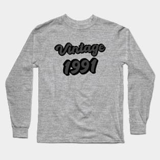 Vintage Retro 1991 Long Sleeve T-Shirt